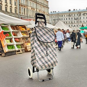 CARRITO DE ALUMINIO Y LONA PARA MANDADOS LH-1420