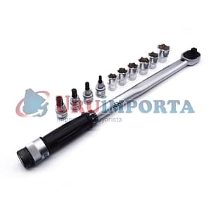 TORCOMETRO 1/2″ 11 PZ CON DADOS UYUSTOOLS TQM011