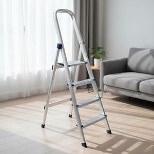 ESCALERA DE ALUMINIO 4 ESCALONES LH-1667