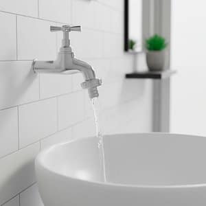 CANILLA 1/2″ SALIDA 3/4″ METALICA CROMADA LH-368