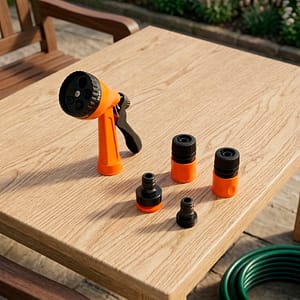 PISTOLA PLASTICA TIPO ROSETA 5PZ P/MA RIEGO LH-213