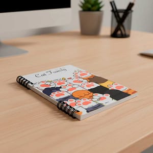 CUADERNO CON ESPIRAL GAT 21X14CM SH-P5003