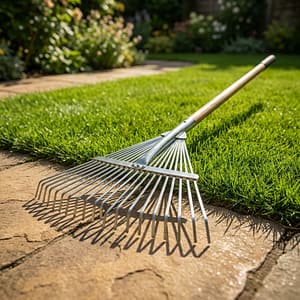 ESCOBILLA JARDIN METALICA AJUSTABLE LH-609