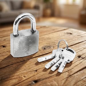 CANDADO TIGON TIPO PLATEADO 40MM LH-334