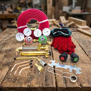 KIT SOLDADURA AUTOGENA 17PZ UYUSTOOLS SLA017