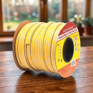 BURLETE PVC 100 METROS BLANCO TIPO D LH-1544