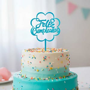 DECORACION P/TORTA FELIZ CUMPLEAÑOS UNIDAD RC2703