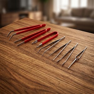 PINZAS DE PRECISION 7PZ EN BLISTERS MAKAWA MK-0834