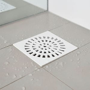 REJILLA PLASTICA 15CM X 15CM CROMADA GRAP 5503