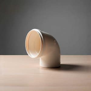 CODO 90 GRADOS 100MM BLANCO DE PVC KRONA K-619