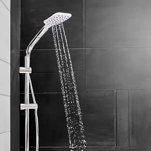 BARRAL DE DUCHA DUCHERO CUADRADO CROMADO LH-2394