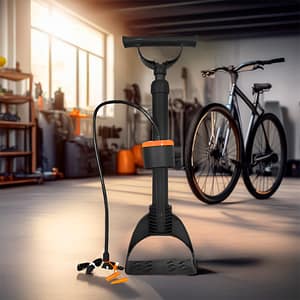 INFLADOR PLASTICO NEGRO CON MANOMETRO LH-1852