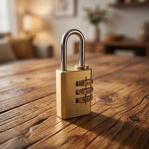 CANDADO CON COMBINACION 20MM DE BRONCE LH-1868