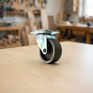 RUEDA NEGRA BASE METALICA 2 1/2″ GIRATORIA LH-566