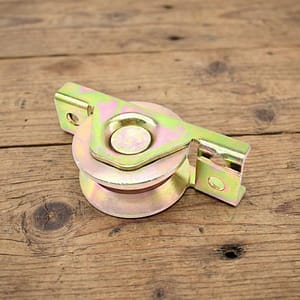 RUEDA PARA PORTON  60X26MM CON SOPORTE LH-2483