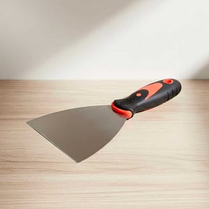 ESPATULA METALICA 4″ M/GOMA BICOLOR LH-1311