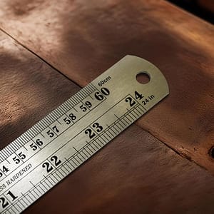 REGLA METALICA 60CM CON TABLA DE CONVERCION LH-979