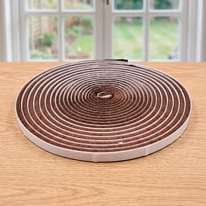 BURLETE 5 METROS CON FIELTRO MARRON LH-1542