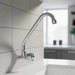 GRIFO METALICO PARED BRAZO ALTO ITALOMIX LH-805