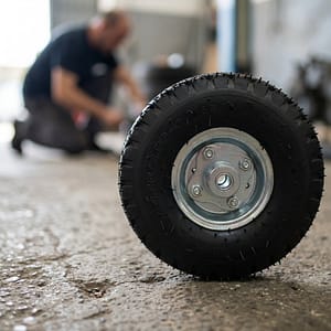 RUEDA INFLABLE EJE C/CAMARA P/CARRITO LH-37