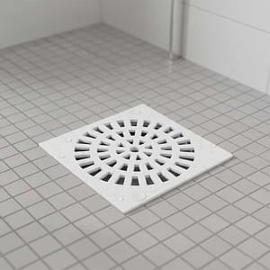 REJILLA PLASTICA BLANCA 15X15 CM GRAP 5502