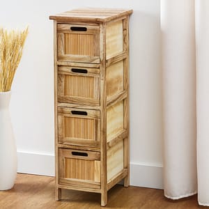 Ordenador Madera 4 Cajones