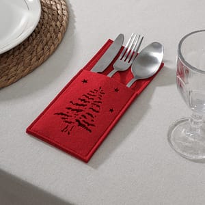 Porta Cubiertos Navidad