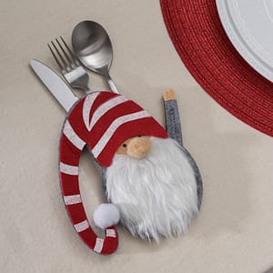 Porta Cubiertos De Navidad Noel