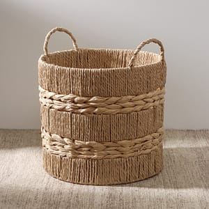 Cesto Redondo Con Detalle Mediano