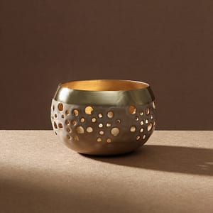 Fanal Calado De Metal Chico