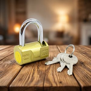 CANDADO BRONCEADO EN BLISTERS 40MM BAOLI LH-1274