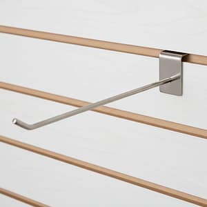 GANCHITO 25CM CROMADO PARA PANEL RANURADO LH-2669