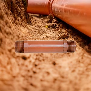 NIPLE 10CM 1/2 PPL MARRON 12-022