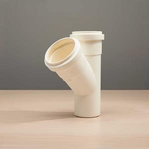 RAMAL 45 GRADOS 40MM BLANCO DE PVC KRONA K-626