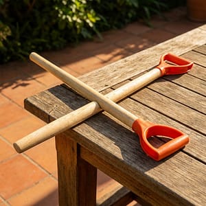 CABO DE MADERA PARA PALA C/EMPUN PLASTICO LH-1255