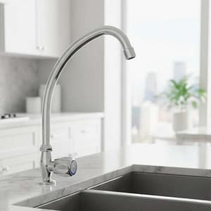 GRIFO METALICO MESADA BRAZO ALTO ITALOMIX LH-1159