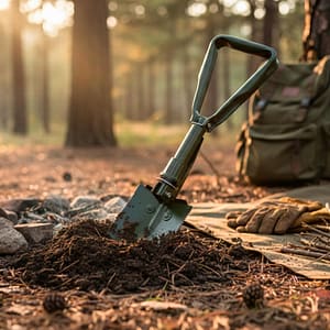 PALA PLEGABLE PARA CAMPING CON ESTUCHE LH-1179