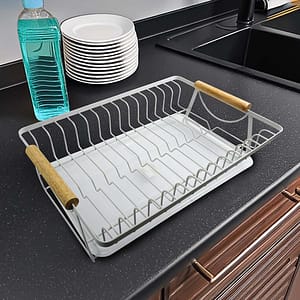 ESCURRIDOR METALICO BLANCO 40X30X10CM LH-3680