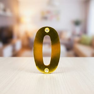 NUMERO 0 METALICO EN BLISTERS LH-1345