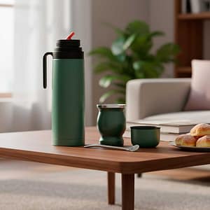 TERMO ACERO 1.2L CON MATE COLOR SURTIDO FLK-3811