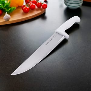 CUCHILLO DE CARNICERO MANGO BLANCO 8″ LH-2580