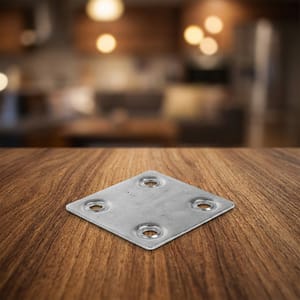 CHAPITA 4.8X4.8 CM METALICA PERFORADA LH-2944