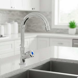 GRIFO PLASTICO CROMADO PICO BAJO DE MESADA LH-1892