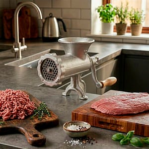 PICADOR N8 DE CARNE MANUAL METALICO LH-1886