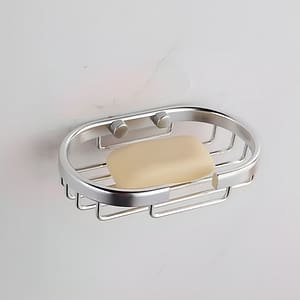 JABONERA METALICA OVALADA PARA BANO LH-2400