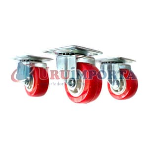 RUEDA NARANJA 40MM 4PZ EN BLISTERS LH-2492