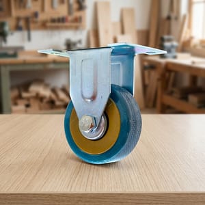 RUEDA FIJA 2″ DE GOMA-METAL LH-2464