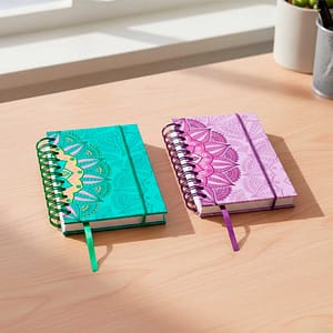 AGENDA CON ESPIRAL DISEÑO MANDALA VS-313S