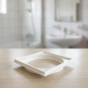 MARCO PARA REJILLA 10X10CM BLANCO GRAP 2502