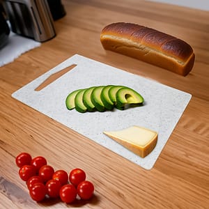 TABLA DE COCINA PARA PICAR 32X20CM BLANCA LH-3630